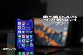 Bir Mobil Uygulama Yapmanın Maliyeti 2025