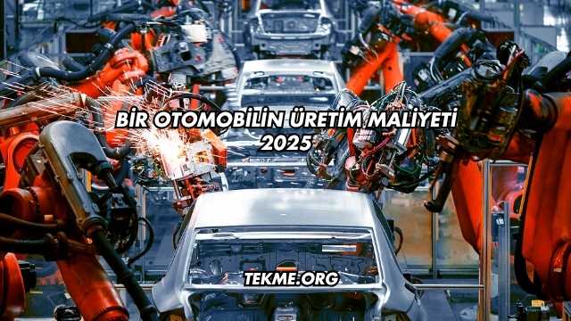 Bir Otomobilin Üretim Maliyeti 2025