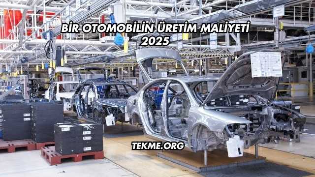 Bir Otomobilin Üretim Maliyeti 2025