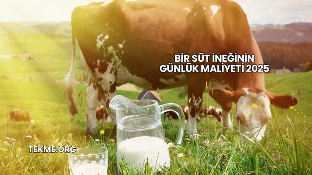 Bir Süt İneğinin Günlük Maliyeti 2025