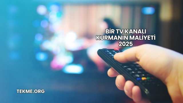 Bir TV Kanalı Kurmanın Maliyeti 2025