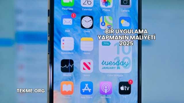 Bir Uygulama Yapmanın Maliyeti 2025