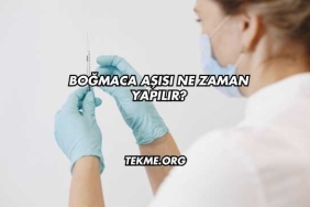 Boğmaca Aşısı Ne Zaman Yapılır?