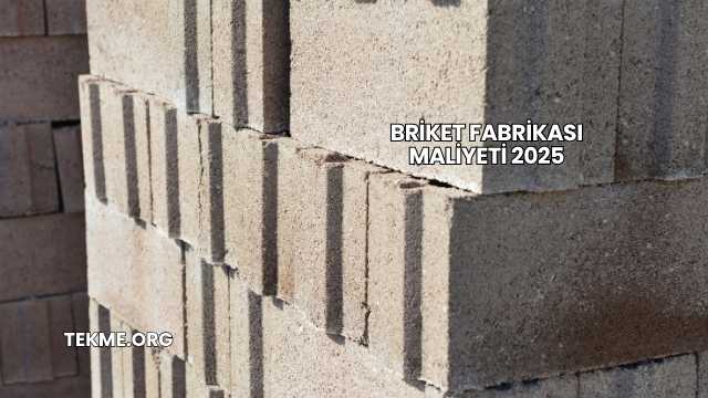 Briket Fabrikası Maliyeti 2025