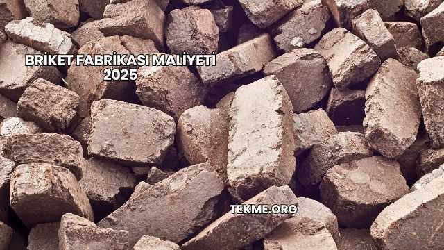 Briket Fabrikası Maliyeti 2025