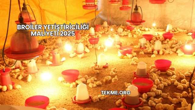 Broiler Yetiştiriciliği Maliyeti 2025