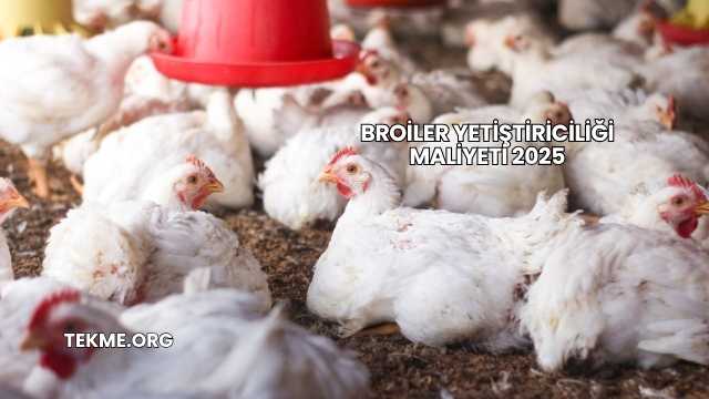 Broiler Yetiştiriciliği Maliyeti 2025