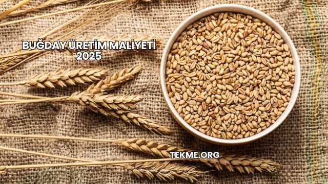 Buğday Üretim Maliyeti 2025