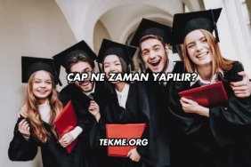 Çap Ne Zaman Yapılır?