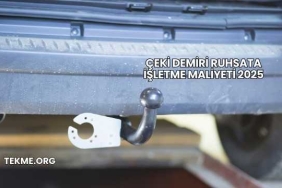 Çeki Demiri Ruhsata İşletme Maliyeti 2025