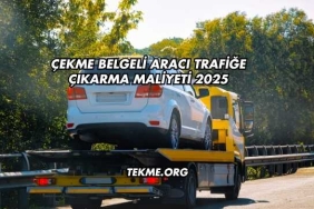 Çekme Belgeli Aracı Trafiğe Çıkarma Maliyeti 2025