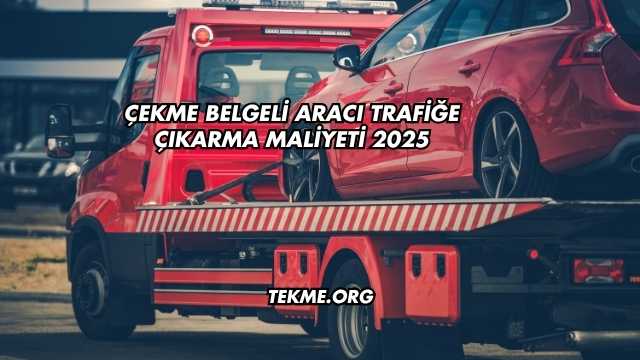 Çekme Belgeli Aracı Trafiğe Çıkarma Maliyeti 2025