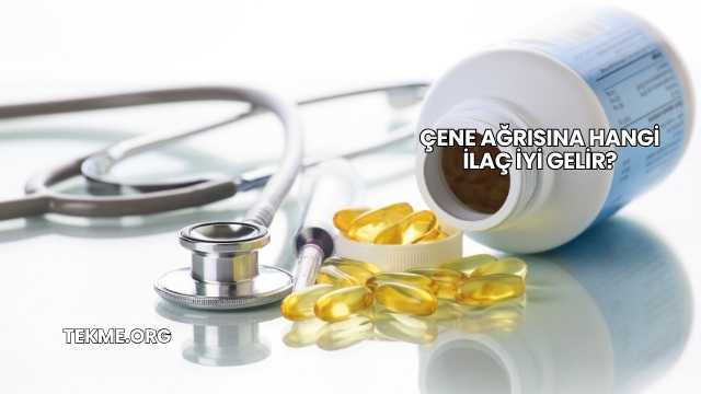 Çene Ağrısına Hangi İlaç İyi Gelir?