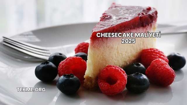Cheesecake Maliyeti 2025