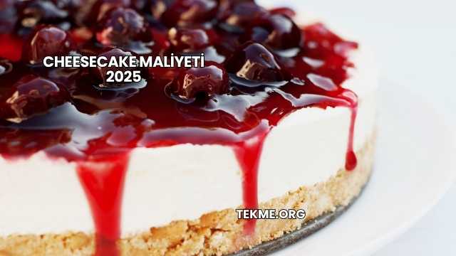 Cheesecake Maliyeti 2025