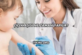 Çiçek Aşısı Ne Zaman Yapılır?