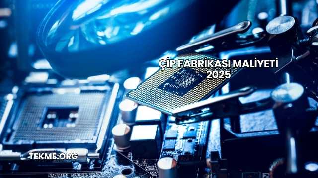 Çip Fabrikası Maliyeti 2025
