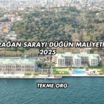 Çırağan Sarayı Düğün Maliyeti 2025