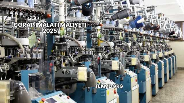 Çorap İmalatı Maliyeti 2025