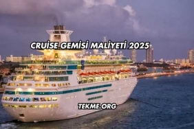 Cruise Gemisi Maliyeti 2025