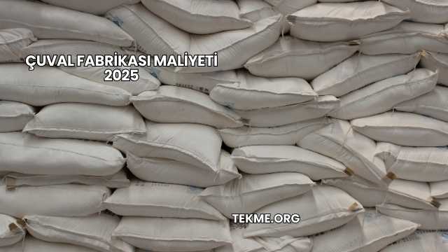 Çuval Fabrikası Maliyeti 2025