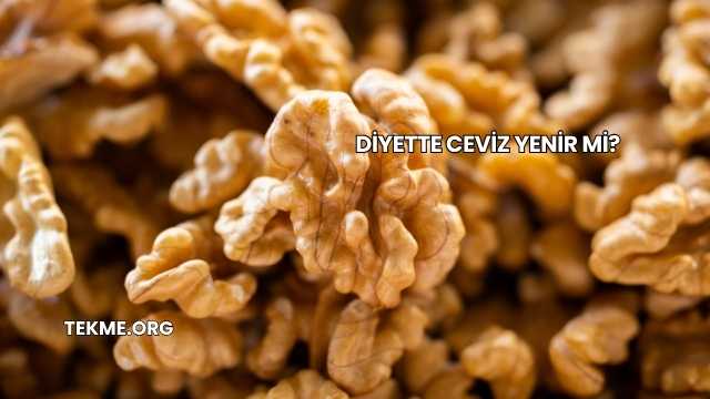 Diyette Ceviz Yenir mi?