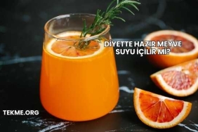 Diyette Hazır Meyve Suyu İçilir mi?