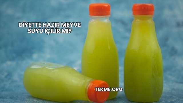 Diyette Hazır Meyve Suyu İçilir mi?