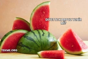 Diyette Karpuz Yenir mi?