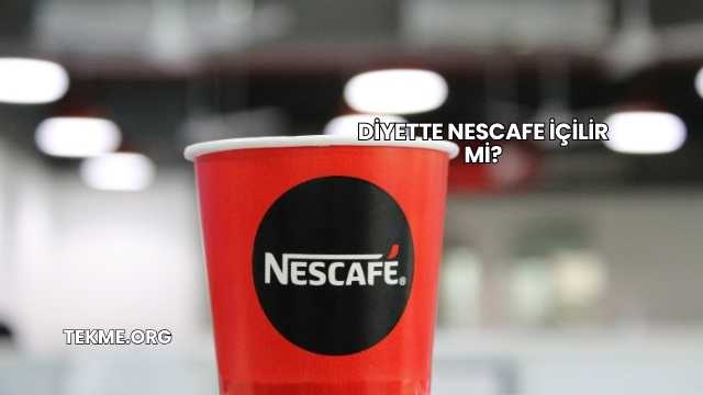 Diyette Nescafe İçilir mi?