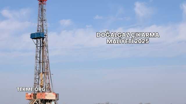 Doğalgaz Çıkarma Maliyeti 2025