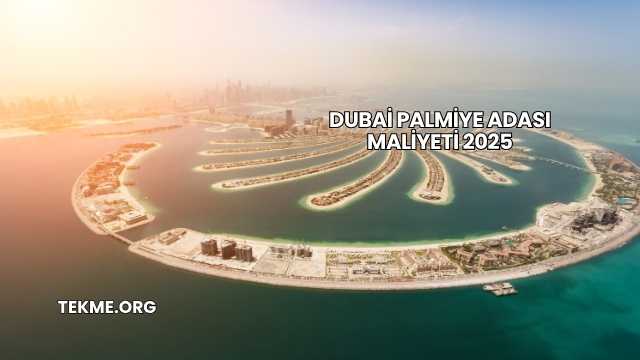 Dubai Palmiye Adası Maliyeti 2025
