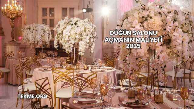 Düğün Salonu Açmanın Maliyeti 2025