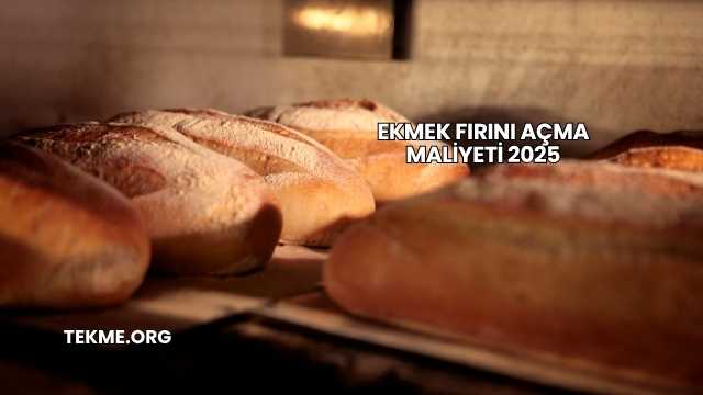 Ekmek Fırını Açma Maliyeti 2025