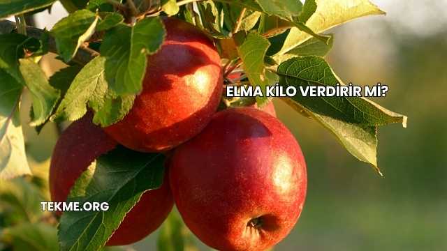 Elma Kilo Verdirir mi?