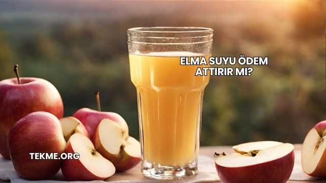 Elma Suyu Ödem Attırır mı?