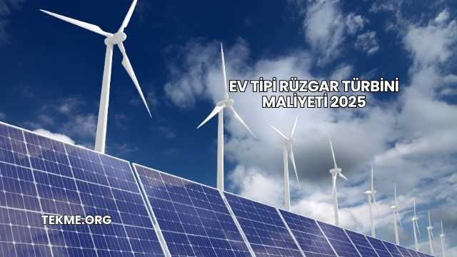 Ev Tipi Rüzgar Türbini Maliyeti 2025
