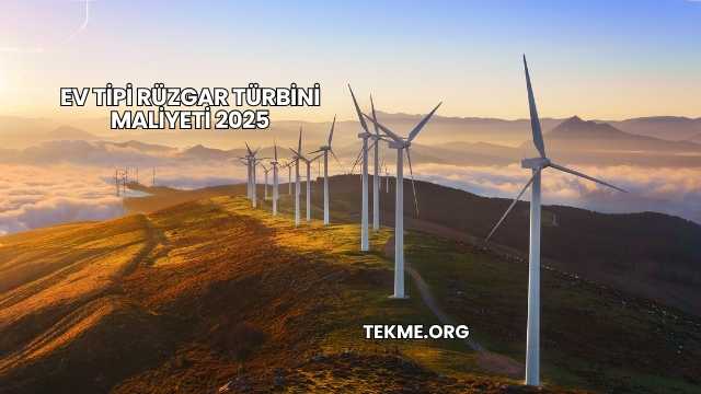 Ev Tipi Rüzgar Türbini Maliyeti 2025