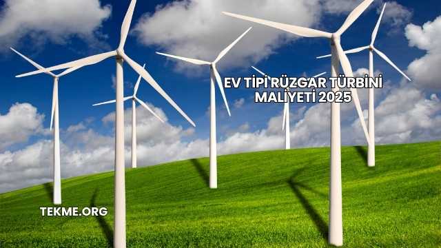 Ev Tipi Rüzgar Türbini Maliyeti 2025