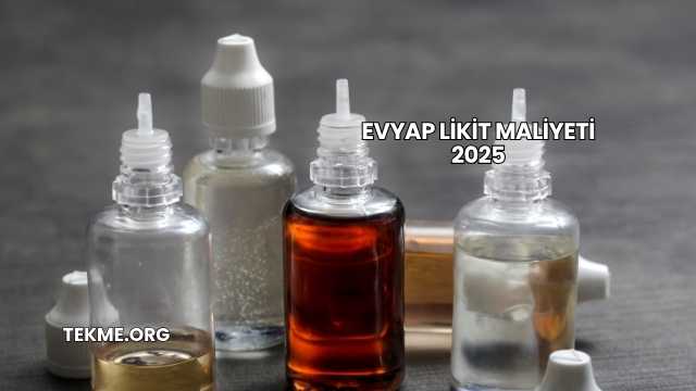 Evyap Likit Maliyeti 2025