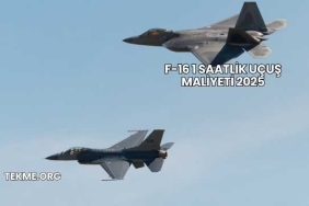 F-16 1 Saatlik Uçuş Maliyeti 2025
