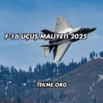 F-16 Uçuş Maliyeti 2025
