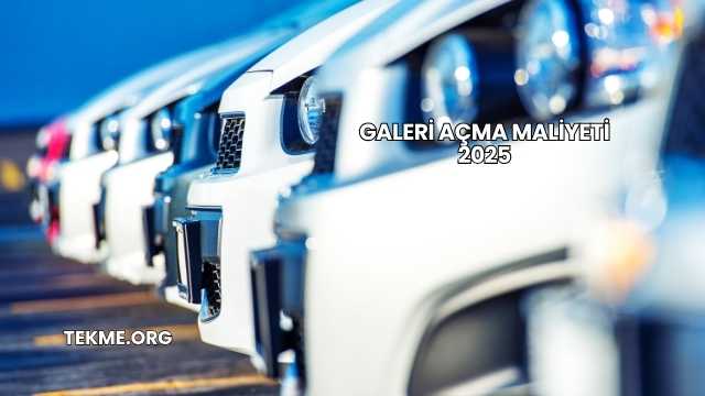 Galeri Açma Maliyeti 2025