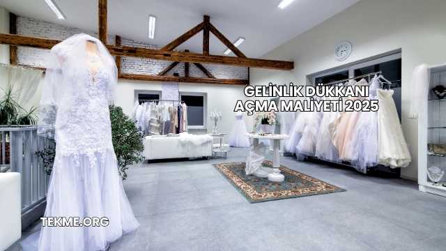 Gelinlik Dükkanı Açma Maliyeti 2025