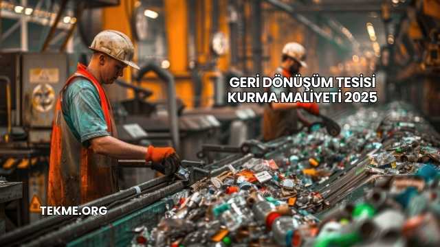 Geri Dönüşüm Tesisi Kurma Maliyeti 2025
