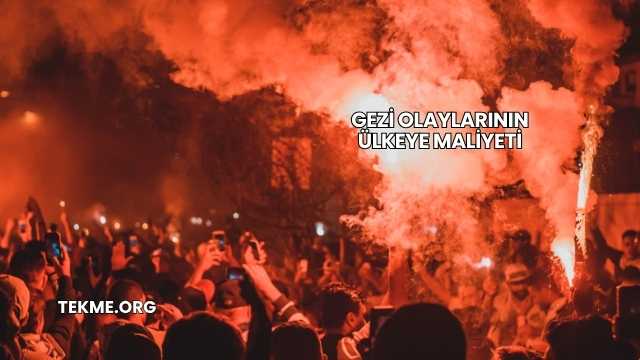 Gezi Olaylarının Ülkeye Maliyeti