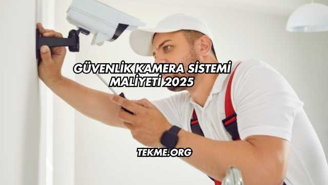 Güvenlik Kamera Sistemi Maliyeti 2025