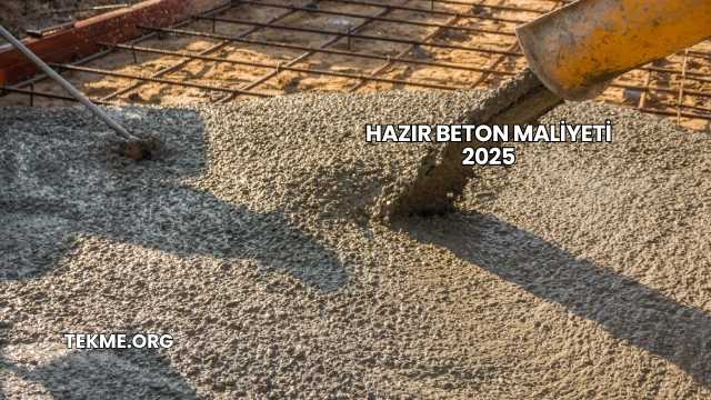 Hazır Beton Maliyeti 2025
