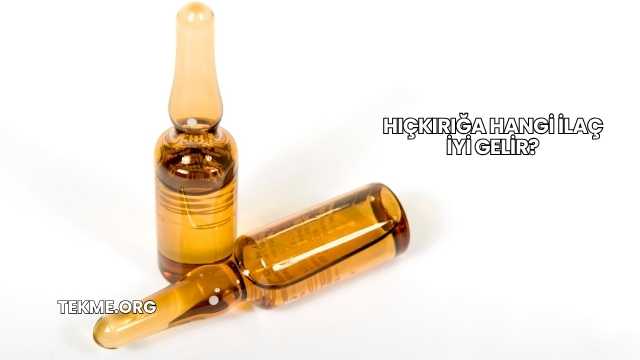 Hıçkırığa Hangi İlaç İyi Gelir?