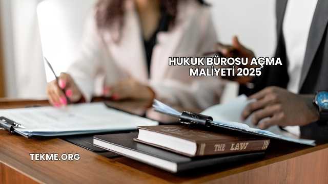 Hukuk Bürosu Açma Maliyeti 2025